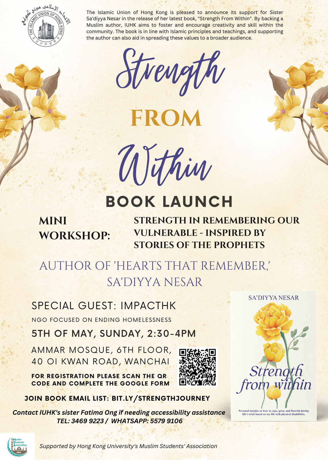 Public Book Launch - Strength from Within